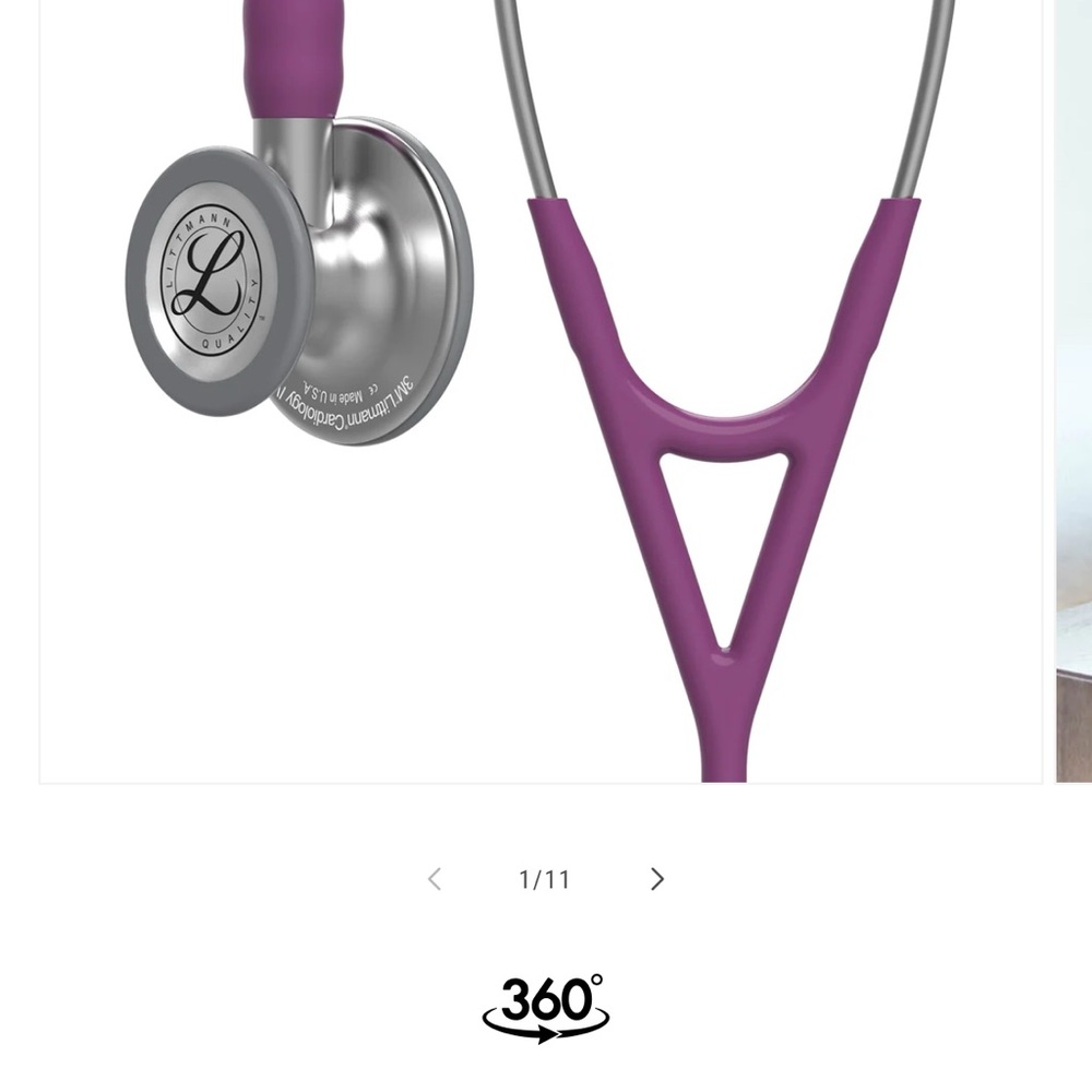 Littmann Purple Stethoscope with Silver Accents